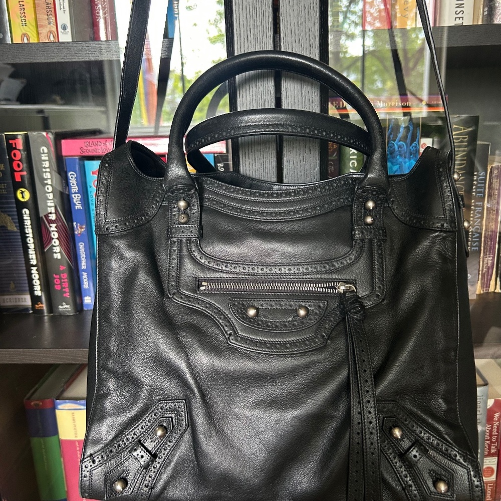 Balenciaga 2012 Black Smooth Calfskin Riva "Velo" - SOLD